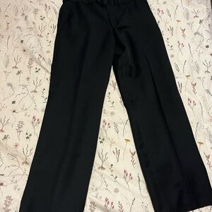Classic Black Wide Leg Women's Pants
